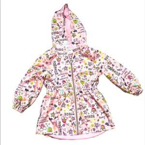 Forever Me Pink Unicorn Graphic Lightweight Jacket 3T